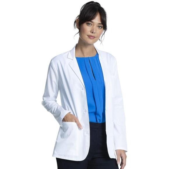 Cherokee Women Scrubs Lab Coat 28'' Consultation - Picture 7 of 7